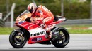 Nicky hayden and the Ducati GP13
