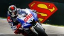 Jorge Lorenzo, 5th in Assen, riding with a broken collarbone