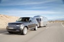 2013 Range Rover SDV8 Towing Airstream Trailer Caravan