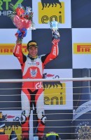 Roberto Rolfo takes MV Agusta back on the podium after 37 years