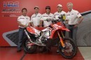 Honda 2014 Dakar team and bike
