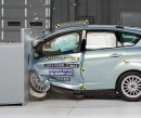 2014 Ford C-Max Hybrid IIHS small overlap crash test