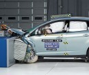 2014 Ford C-Max Hybrid IIHS moderate overlap crash test