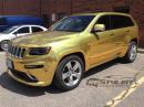 2014 Jeep Grand Cherokee SRT8 Wrapped in Gold Chrome