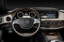 2014 Mercedes-Benz S-Class steering wheel and instruments