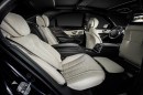 2014 Mercedes S-Class interior: reclining rear seats
