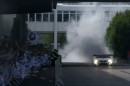 BMW Z4 GT3 burning rubber