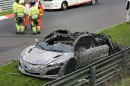 2015 Acura NSX Prototype Burns on Nurburgring