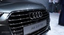 2015 Audi A6 Facelift grille at Paris Motor Show 2014