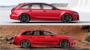 2015 Audi RS6 Avant Facelift Photo Comparison