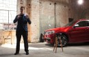 Tommy Forsgren explaining the design of the BMW F16 X6