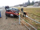2015 Chevrolet Corvette Z06 Convertible crash in Michigan