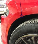 2015 Dodge Challenger SRT 392 paint issue: front fender
