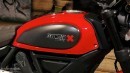 Ducati Scrambler Icon at EICMA 2014 fuel tank