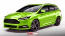 2015 Ford Focus ST Wagon Rendering