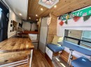2015 Ford Transit Camper Van Kitchen and Dinette