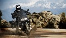 2015 Moto Guzzi Stelvio 1200 8V NTX has wire wheels and can take on off-road