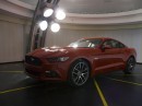 2015 Ford Mustang in the Lighting Lab