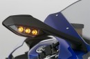 2015 Yamaha YZF-R1, mirror-integrated turn signals