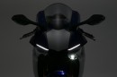 2015 Yamaha YZF-R1, cool running lights