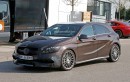 2016 A45 AMG Facelift Testing in Oriental Brown