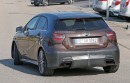 2016 A45 AMG Facelift Testing in Oriental Brown