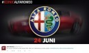 2016 Alfa Romeo Giulia (Tipo 952) teaser