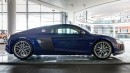 2016 Audi R8 V10 Gets Santorini Blue Paint and Havana Brown Leather