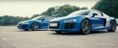 2016 Audi R8 V10 Plus vs. Audi R8 V10 Drag Race