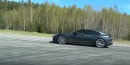 2016 Cadillac CTS-V Drag Races 2017 Porsche Panamera Turbo