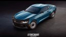 2016 Chevrolet Camaro Imagined With Base Spec Plastic Bumpers and Steelies