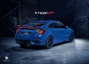 2016 Civic Si Coupe Accurately Rendered Based on Spy Images
