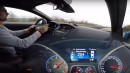 2016 Ford Focus RS with EGO-X exhaust Autobahn run