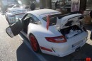 Porsche 911 GT3 RS in white-orange combination