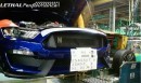 2016 Shelby GT350 Mustang on the assembly line of the Flat Rock Plant