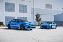 2016 Subaru BRZ Series.HyperBlue and 2016 Subaru WRX STI Series.HyperBlue