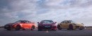2017 Acura NSX, Porsche 911 Turbo, Nissan GT-R Race to 150 MPH