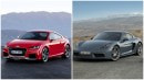 2017 Audi TT RS vs. Porsche 718 Boxster and 718 Cayman Photo Comparison