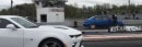 2017 Chevrolet Camaro SS vs. 2002 Subaru WRX Drag Race