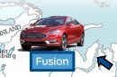 2017 Ford Fusion production model