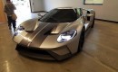 2017 Ford GT: Silver with Silver stripes