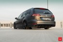 2017 Golf R Variant Gets Stanced on Vossen Wheels for Tuning Debut