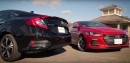 2017 Hyundai Elantra Sport vs. Honda Civic Touring: Battle of the Turbos