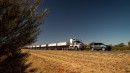 2017 Land Rover Discovery Tows 120-Ton Road Train