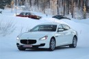 2017 Maserati Quattroporte facelift spy shots