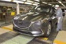 2017 Mazda CX-9 production line at Ujina Plant in Hiroshima