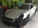 2017 Porsche 911 R getting Matte Aluminum wrap