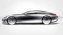 2017 Porsche Panamera design sketch