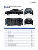 Renault Megane Sedan dimensions