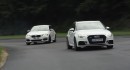 2018 Audi RS3 vs. M140i Comparison Has Drifting
